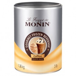 Monin Frappé Base Café 1,36Kg (lot de 3)