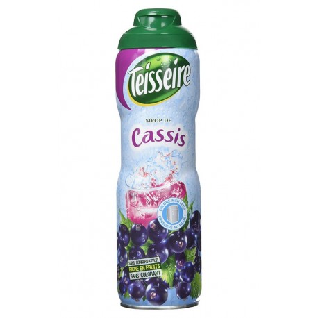 Teisseire Sirop Cassis 60cl (lot de 5)