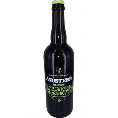 Anosteké Bière blonde 8% 75 cl 8%vol.