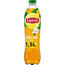 Lipton Boisson au thé pêche touche de miel 1,5 L