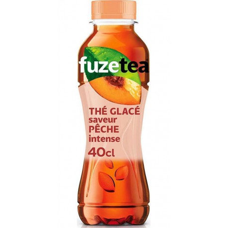 Fuze Tea Fuzetea Thé glacé saveur pêche intense 40cl