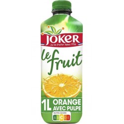 Joker Le fruit Jus d'Orange avec pulpe 1L