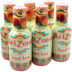 Arizona Thé Glacé Pêche 50cl (pack de 6)