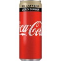 Coca-Cola Zero Sans Caféine 25cl (lot de 4 packs de 6 soit 24 canettes)