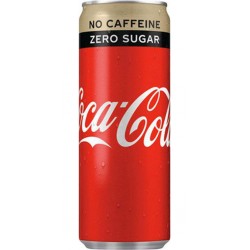 Coca-Cola Zero Sans Caféine 25cl (pack de 24)