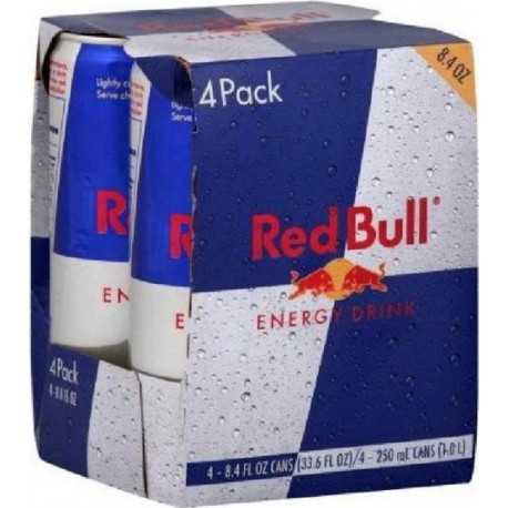 Red Bull ENERGY DRINK 25cl (pack de 4)