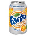 Fanta Orange Zéro 33cl x6 (lot de 4 soit 24 canettes)