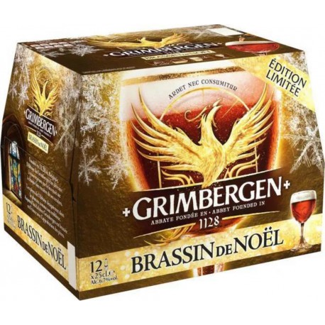 GRIMBERGEN BIERE BRASSIN NOEL 12 x 25cl (pack de 12)