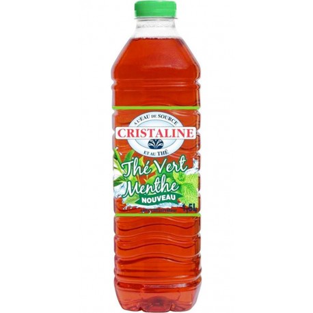 Cristaline Thé Vert Menthe 1,5L (pack de 6)
