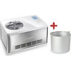 Lagrange Sorbetière - Turbine à glace Turbine à glace Glaces Pro 2L double cuve 419022