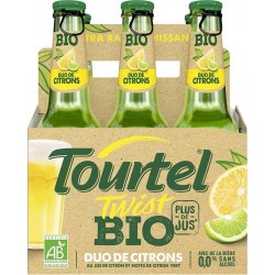 Twist Tourtel Sans alcool bio Duo de Citrons 0% 27,5cl (pack de 6)