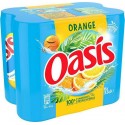 Oasis Boisson à l'eau de source orange 33cl (pack de 6)