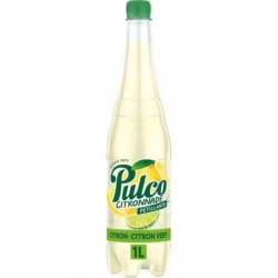 PULCO Boisson gazeuse aromatisée citron et citron vert 1L