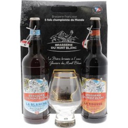 MONT BLANC COFFRET 2x75CL + 1 VERRE
