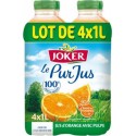 JOKER PUR JUS ORANGE 1L sans pulpe (pack de 4)