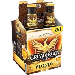 Grimbergen Bière Blonde 6.7% 4 x 33cl 6.7%vol. (pack de 4)