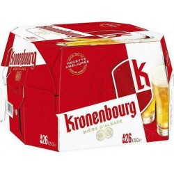 Kronenbourg Bière blonde 4.2% 25cl (pack de 26)