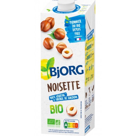 BJORG Boisson végétale noisette bio 1L