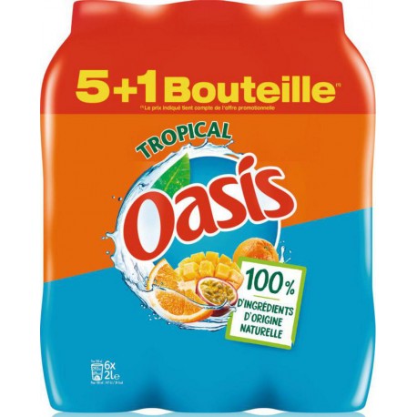 OASIS TROPICAL PET 6x2L (pack de 6)