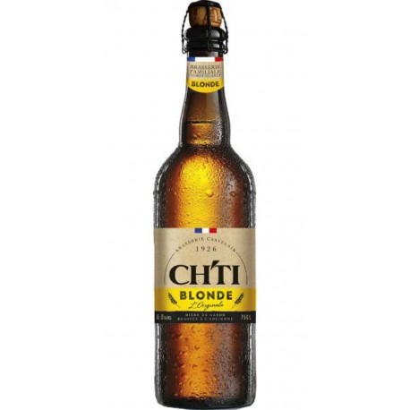 Bière blonde Ch'ti 6.8%vol. 75cl