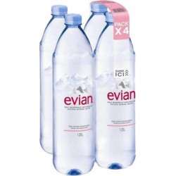 Evian Prestige 1,25L (pack de 4)