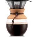 Bodum pourover cafetière, filtre permanent maille inox, 8 tasses, 1.0 l 11571-109