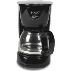 NC Cafetière électrique goutte à goutte pour 4 tasses, 650w, 0,6 l, caf-ss-5655, couleur noire - sogo caf-ss-5655 CAF-SS-5655