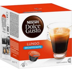 Dolce Gusto Lungo Décafféinato (lot de 64 capsules)