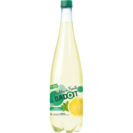 Eau gazeuse Badoit aromatisée Citron 1L