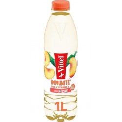 VITTEL Eau plate aromatisée Pêche 1L