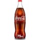 Soda Coca-Cola Zéro Bouteille verre 75cl