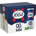 1664 Bière sans alcool 0.0% blonde 33cl (pack de 6)