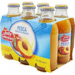JOLLY COLOMBANI NECTAR PECHE 125ml (pack de 6)