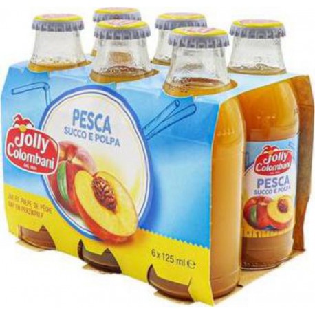 JOLLY COLOMBANI NECTAR PECHE 125ml (pack de 6)