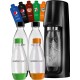 Sodastream Pack Spirit Noire 1L + 4 bouteilles