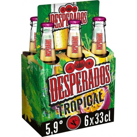 DESPERADOS 33cl 5,9% TROPICAL (pack de 6)