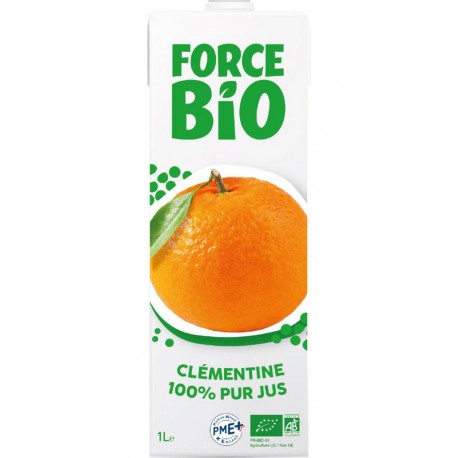 Force Bio CLEMENTINE 100% pur jus 1L