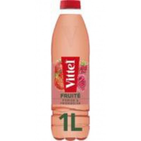 VITTEL Eau Plate Aromatisée Fraise Framboise 1L