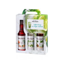 MONIN Coffret Cocktails Sans Alcool Arômes Naturels 3X25CL