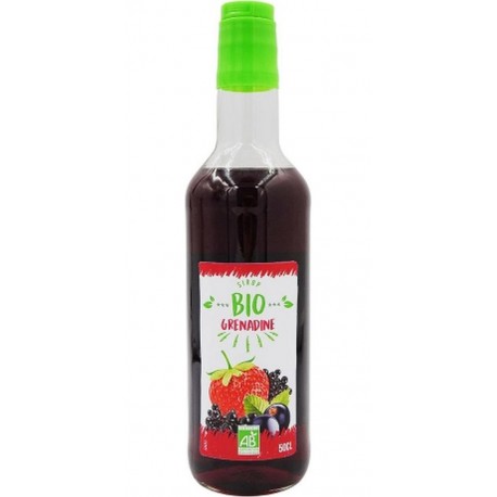 AGIDRA Sirop De Grenadine Bio France Bouteille 50cl