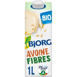 BJORG Boisson Végétale Avoine Fibres Bio 1L
