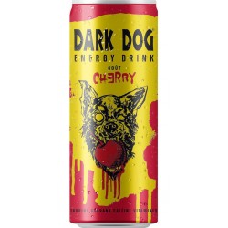 DARK DOG Boisson Énergisante Goût Cerise 50cL