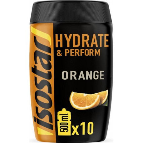 ISOSTAR Boisson Poudre energétique orange 400g 500ml