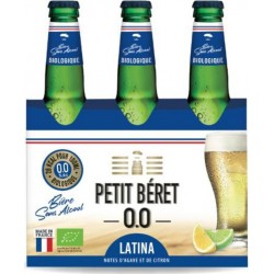 LE PETIT BERET Bière Sans Alcool Notes d'Agave et de Citron Bio 0,0%L