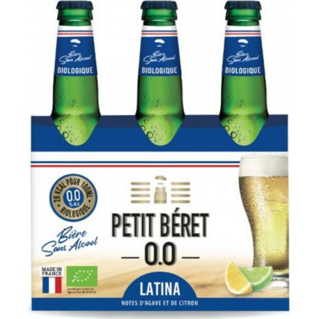LE PETIT BERET Bière Sans Alcool Notes d'Agave et de Citron Bio 0,0%L