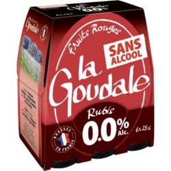 LA GOUDALE Bière Rubis Sans Alcool 0%L