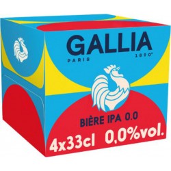 GALLIA Bière IPA 0.0% aux Notes Fruitées GALLIA