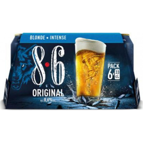 8.6 Bière Blonde Intense Original 8,% 8. 6 6L