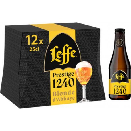 LEFFE Bière Blonde D'Abbaye Prestige 8,5% LEFFE