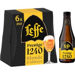 LEFFE Bière Blonde D'Abbaye Prestige 8,5% LEFFE